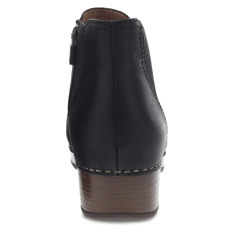 Dansko Barbara Bootie for Women - Memory Foam Footbed for Cushioning and Support, Lightweight, Arch Support Black Burnished Nubuck 10.5-11 M US - Image 5